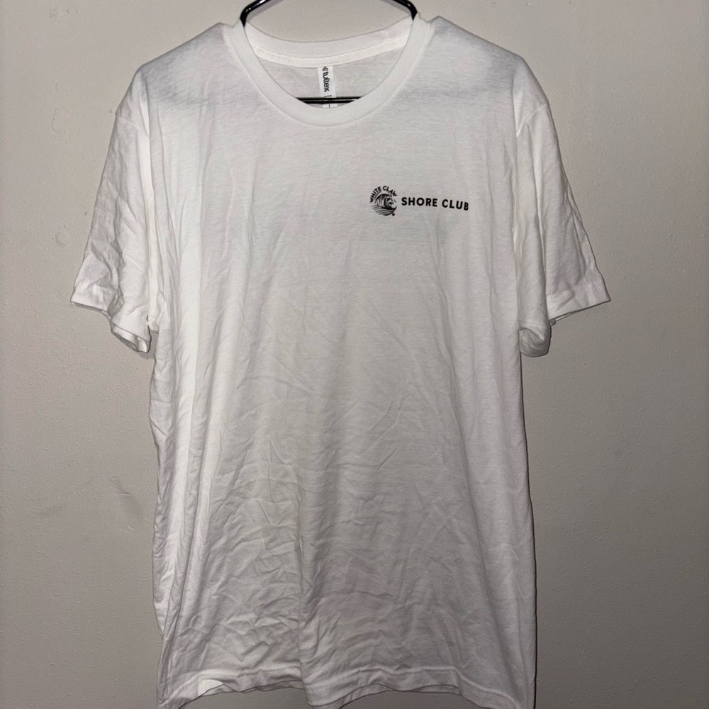 White Claw Shore Club T-Shirt Large (L) Promotional Merch Tultex Mens